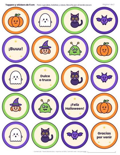 Toppers y stickers